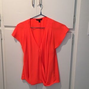 Banana Republic Orange Flowy Top